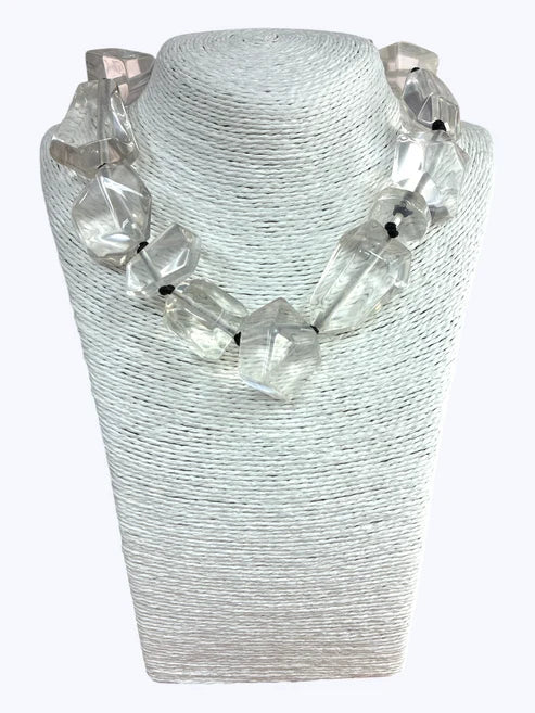 Acrylic Clear Short Necklace
