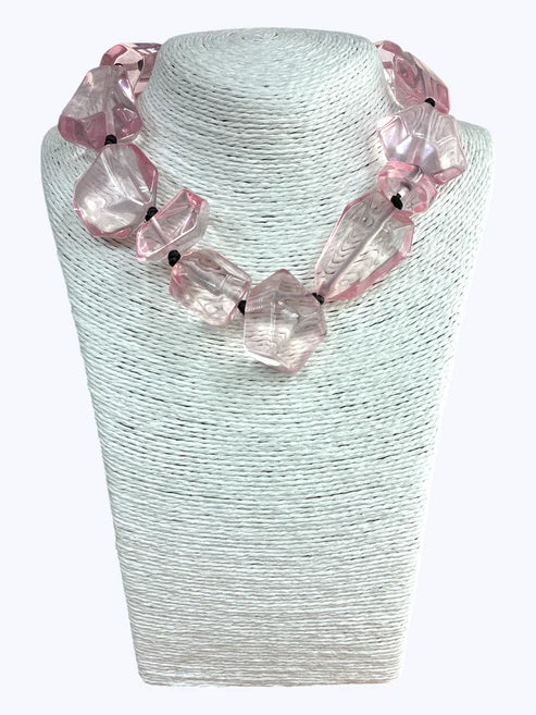 Acrylic Clear Short Necklace