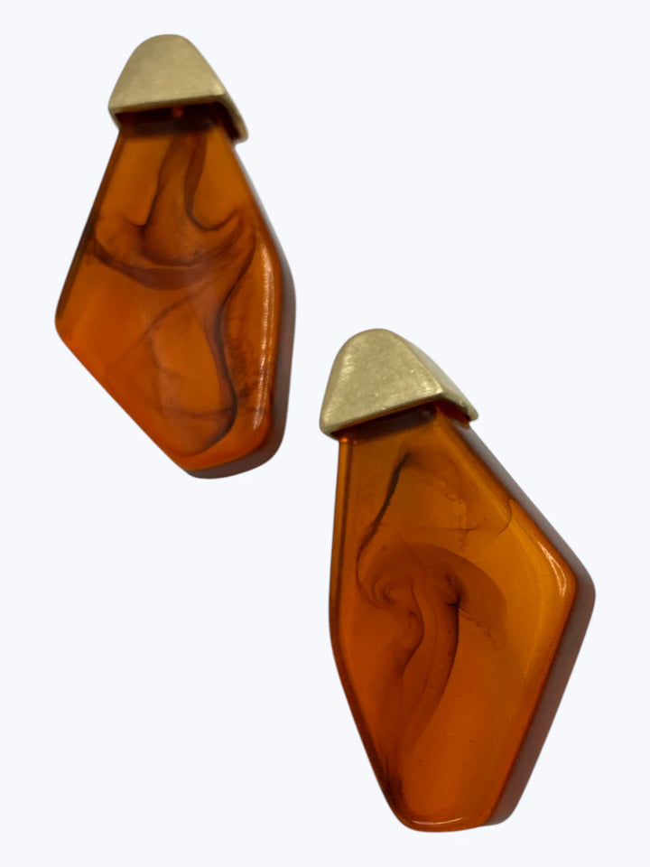 Acrylic Geometric Drop Earrings