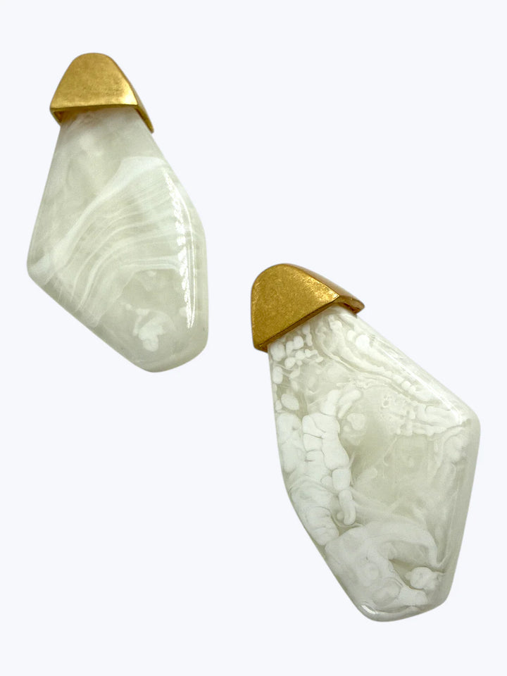 Acrylic Geometric Drop Earrings
