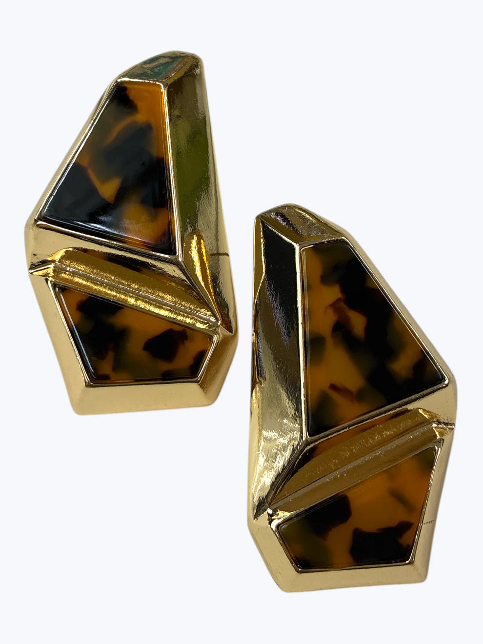 Acrylic Geometric Post Earrings