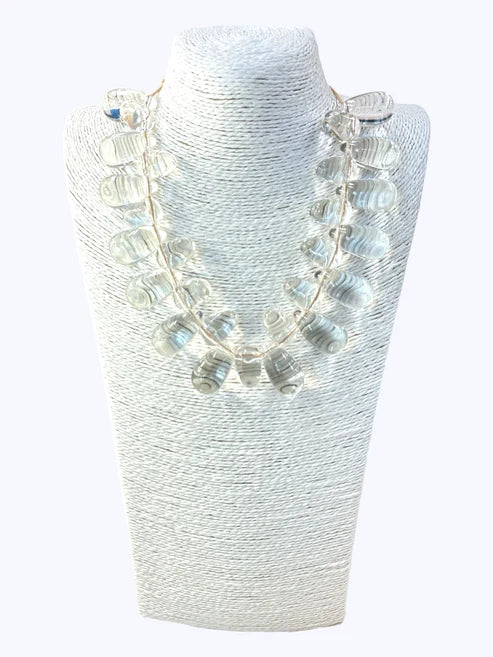 Acrylic Teardrop Short Necklace