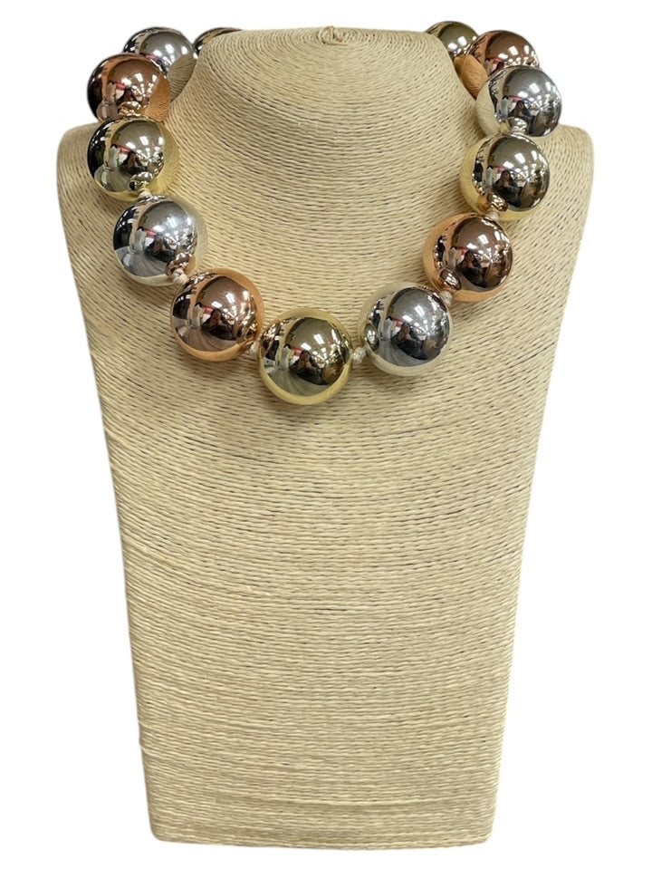 Chunky Round Bead Necklace
