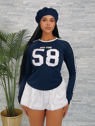 "58" LONG SLEEVE TOP