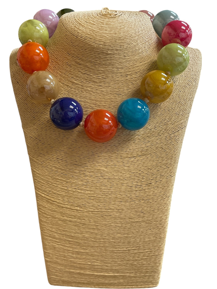 Chunky Round Bead Necklace