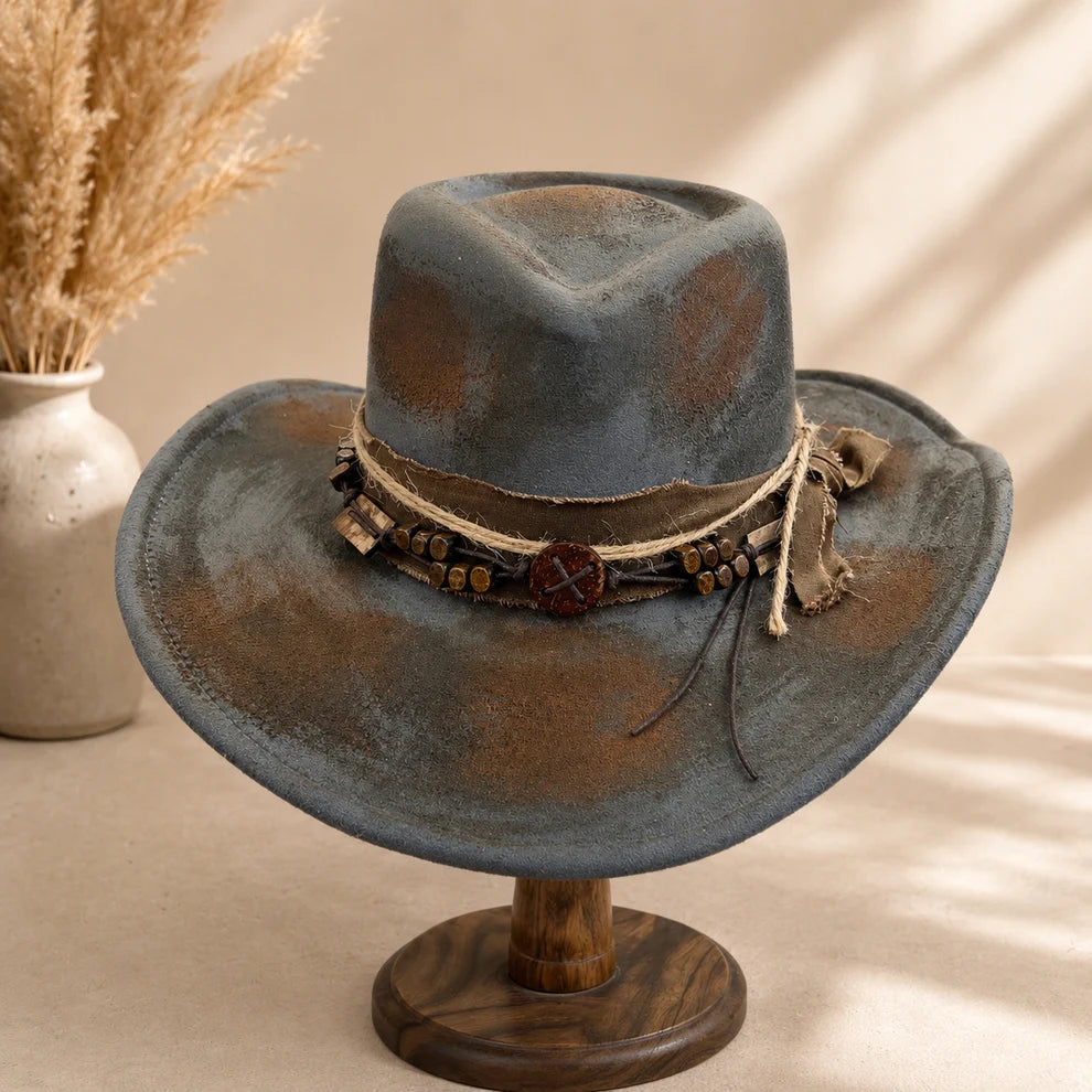 Rustic Rancher Style Hat