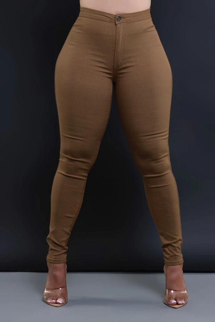 High Waist Stretch Pants