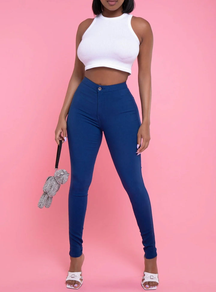 High Waist Stretch Pants