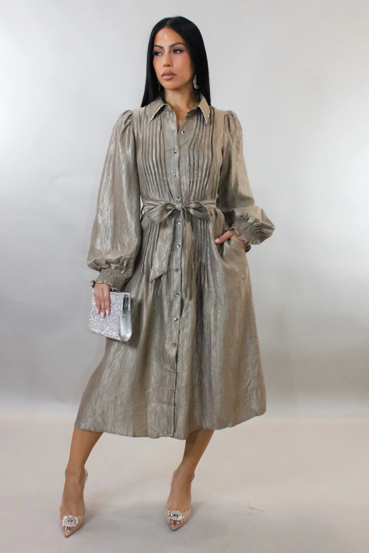 Speechless Midi Dress