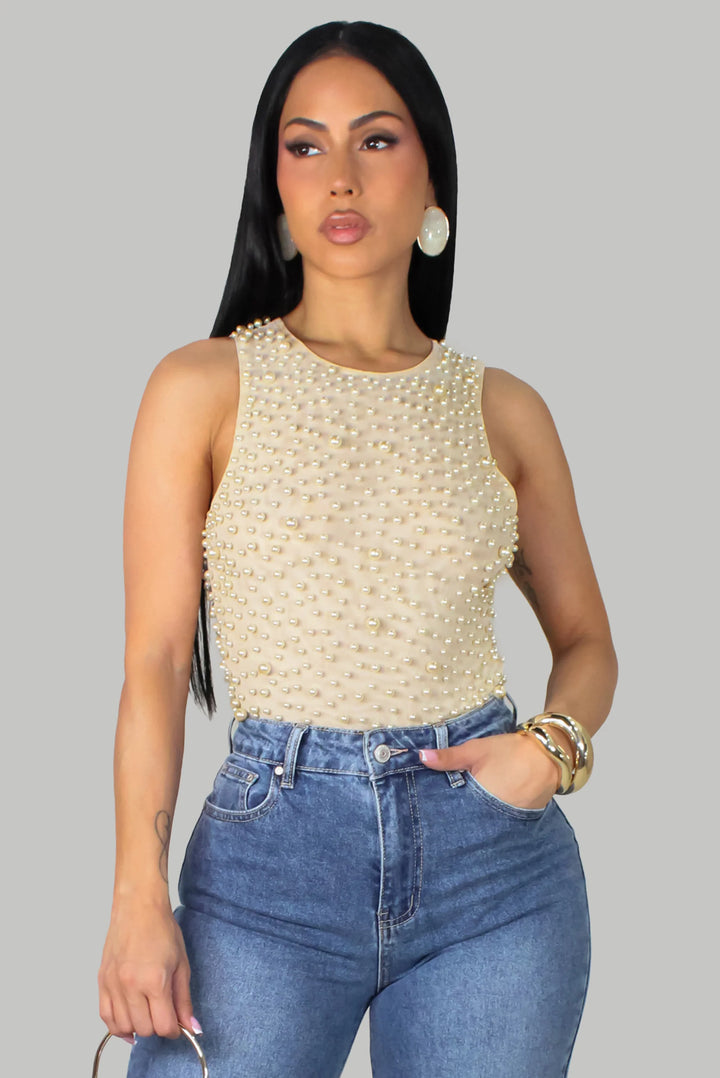 Pearled Bodysuit