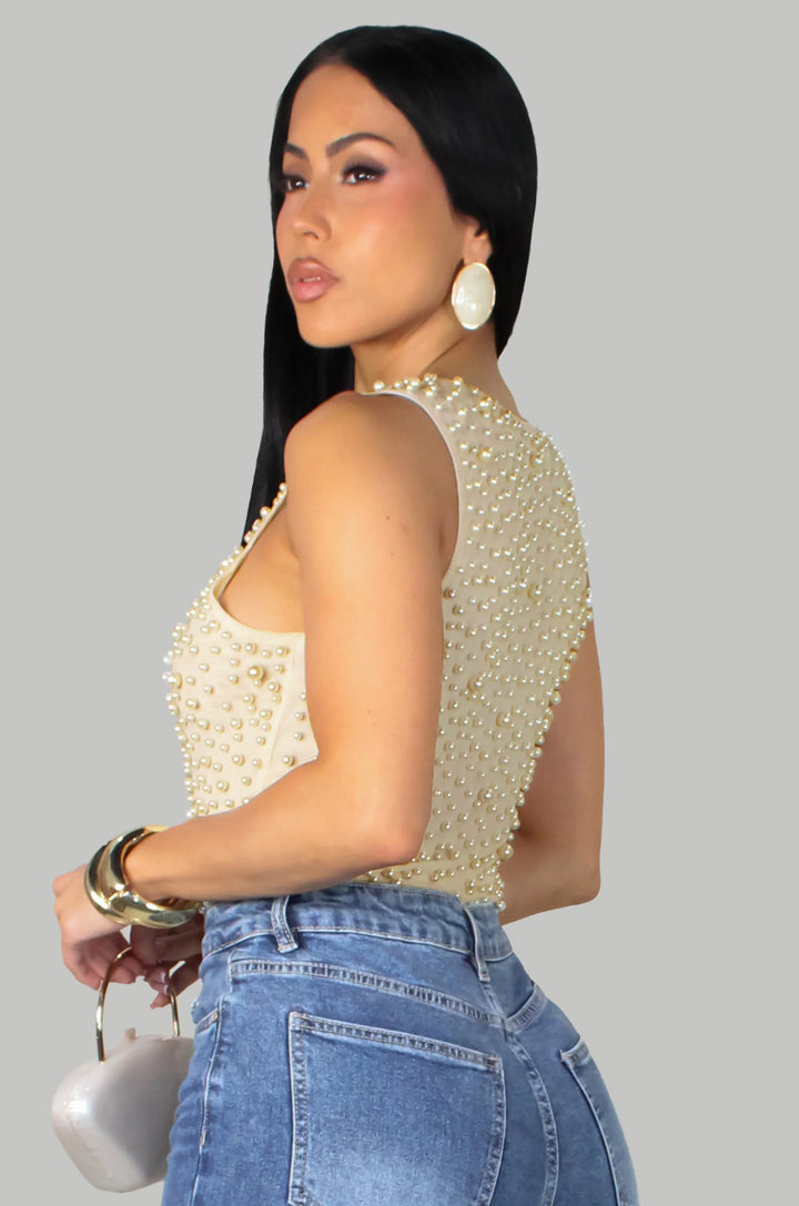 Pearled Bodysuit