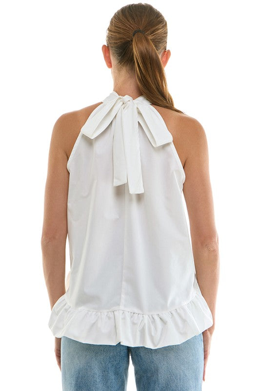Ruffle Hem Baby Doll Top