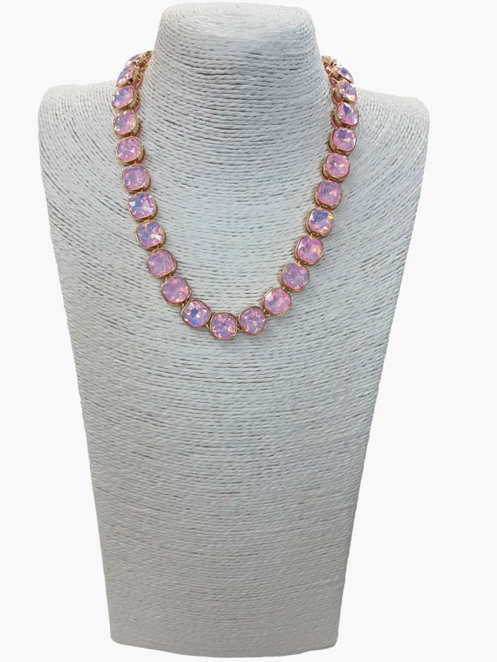 Opal Stone Link Necklace