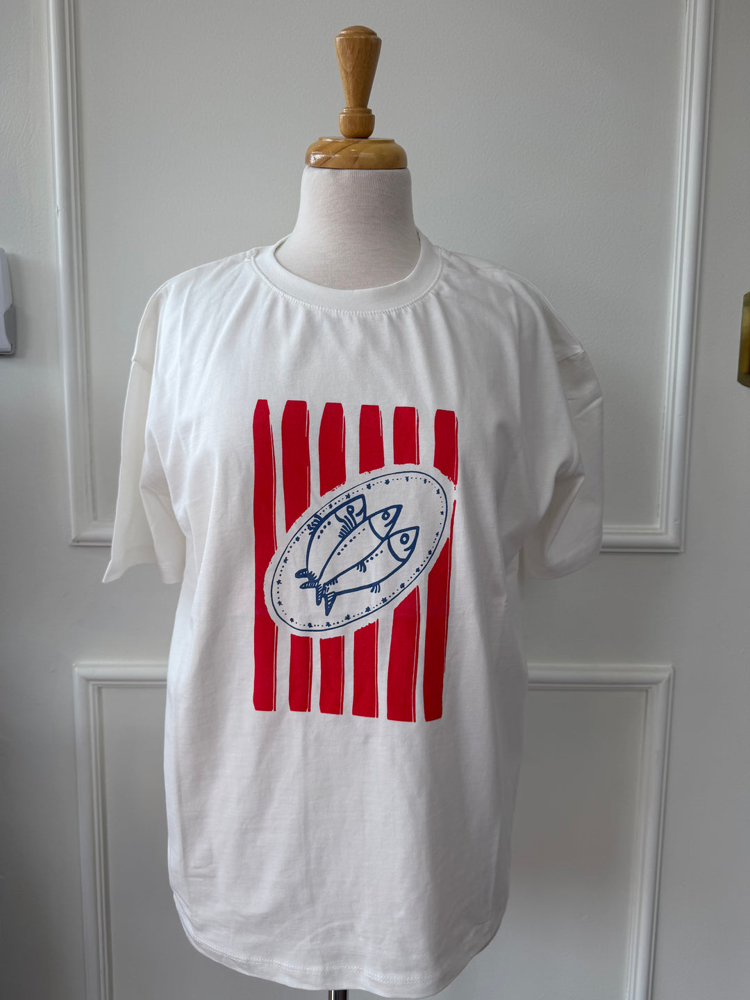 Sardine Graphic Tee Oversized
