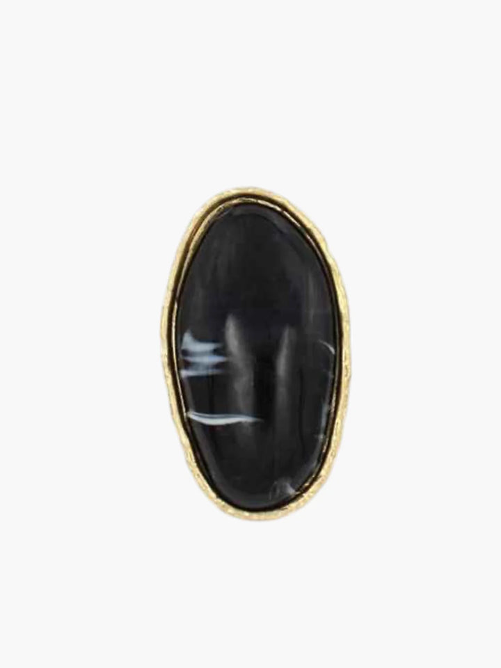 Oval Resin Statement Ring