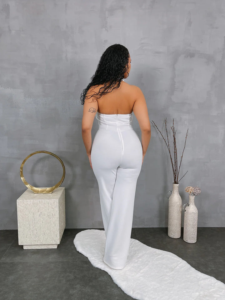 Halter Long Jumpsuit