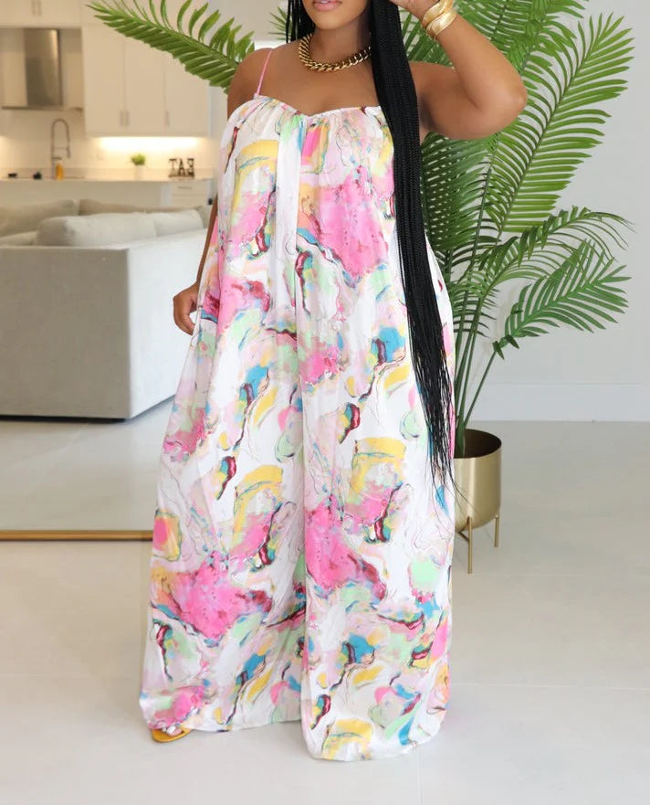 Butter Satin Wide Leg Jumpsuit