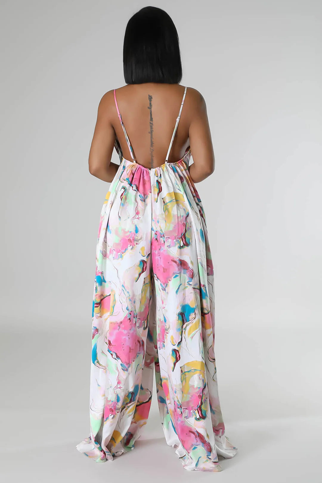 Butter Satin Wide Leg Jumpsuit