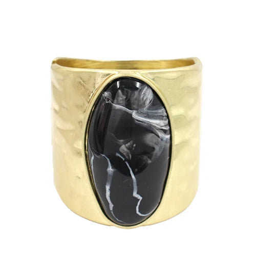 Marbled Acrylic Cuff Bracelet
