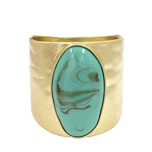 Marbled Acrylic Cuff Bracelet