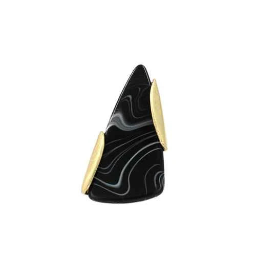 Abstract Resin Statement Ring