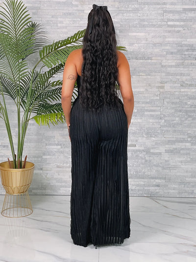 Ruched Tube Jumpsuit