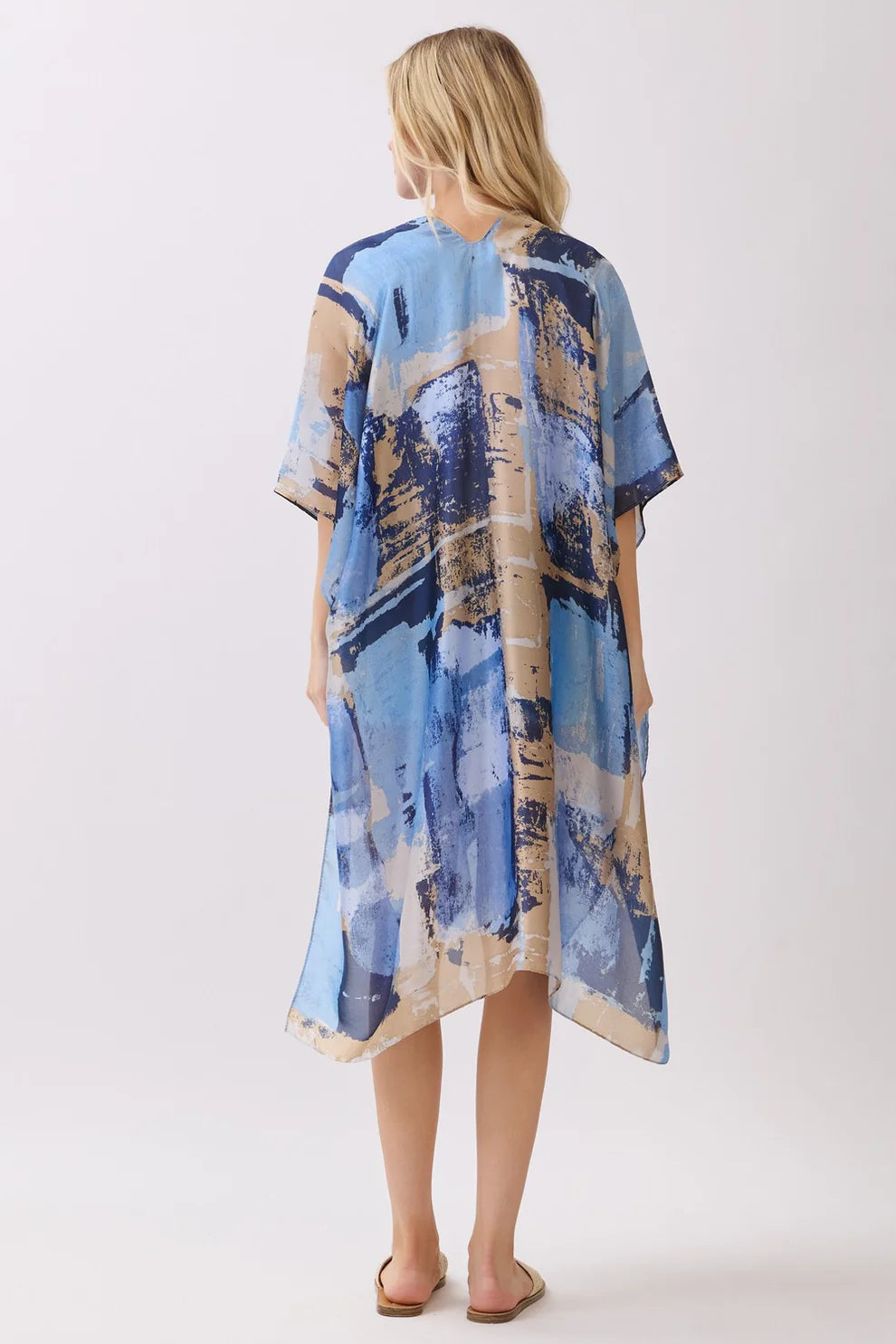 Modern Brushstroke Kimono