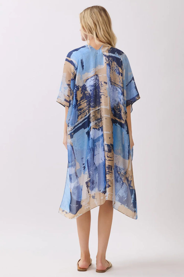 Modern Brushstroke Kimono