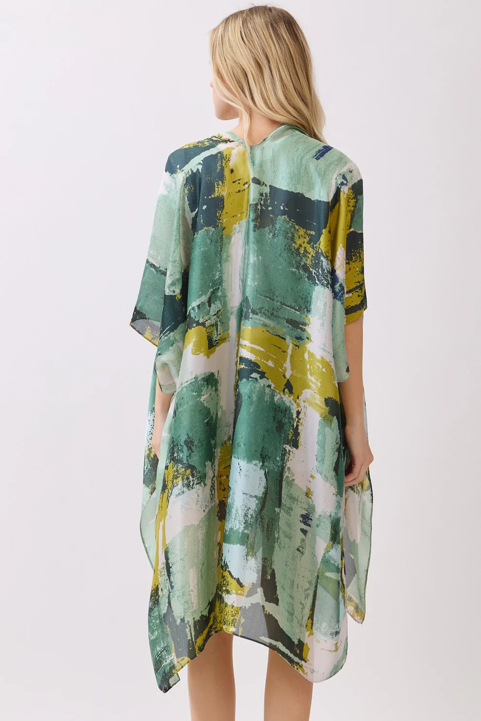 Modern Brushstroke Kimono