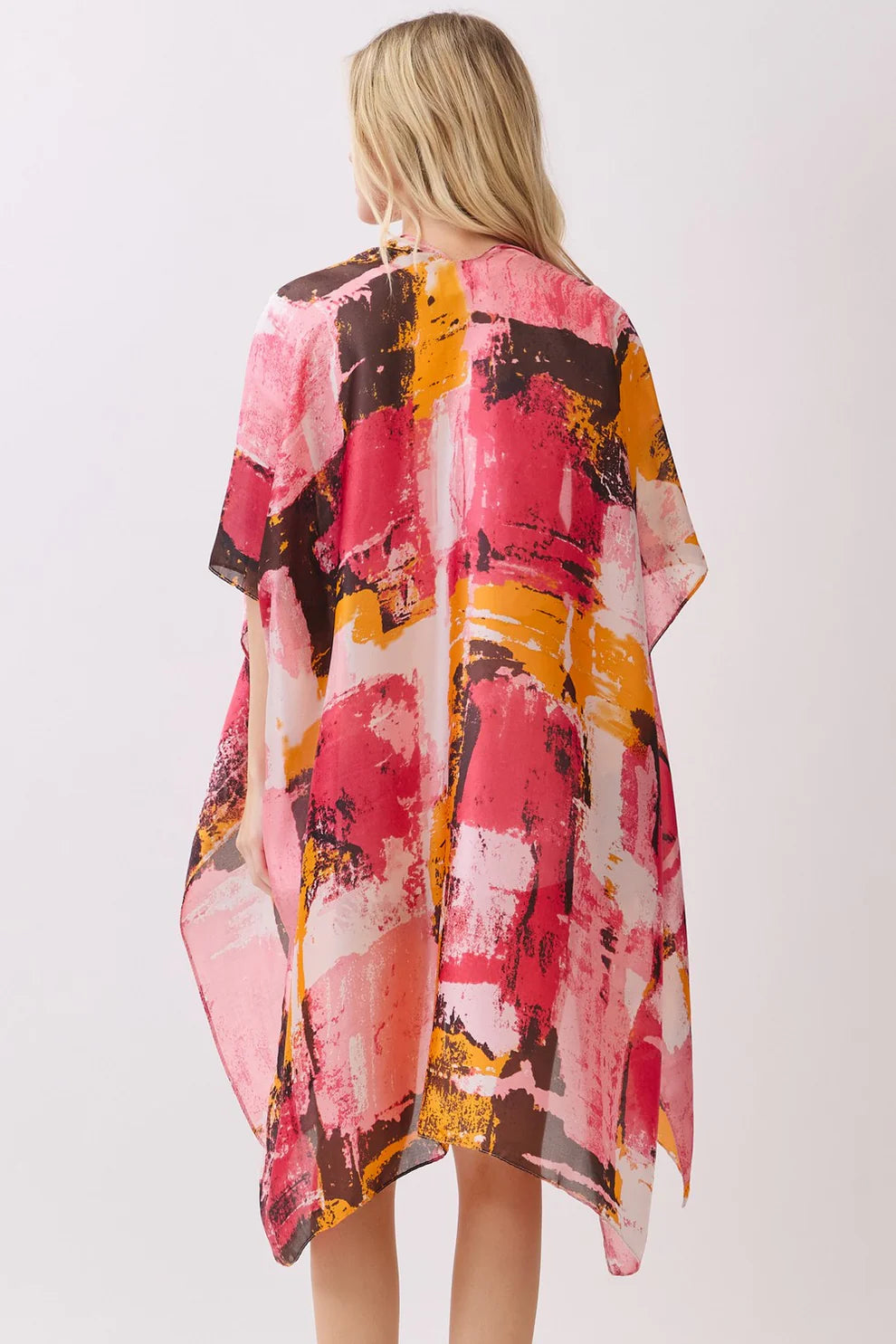 Modern Brushstroke Kimono
