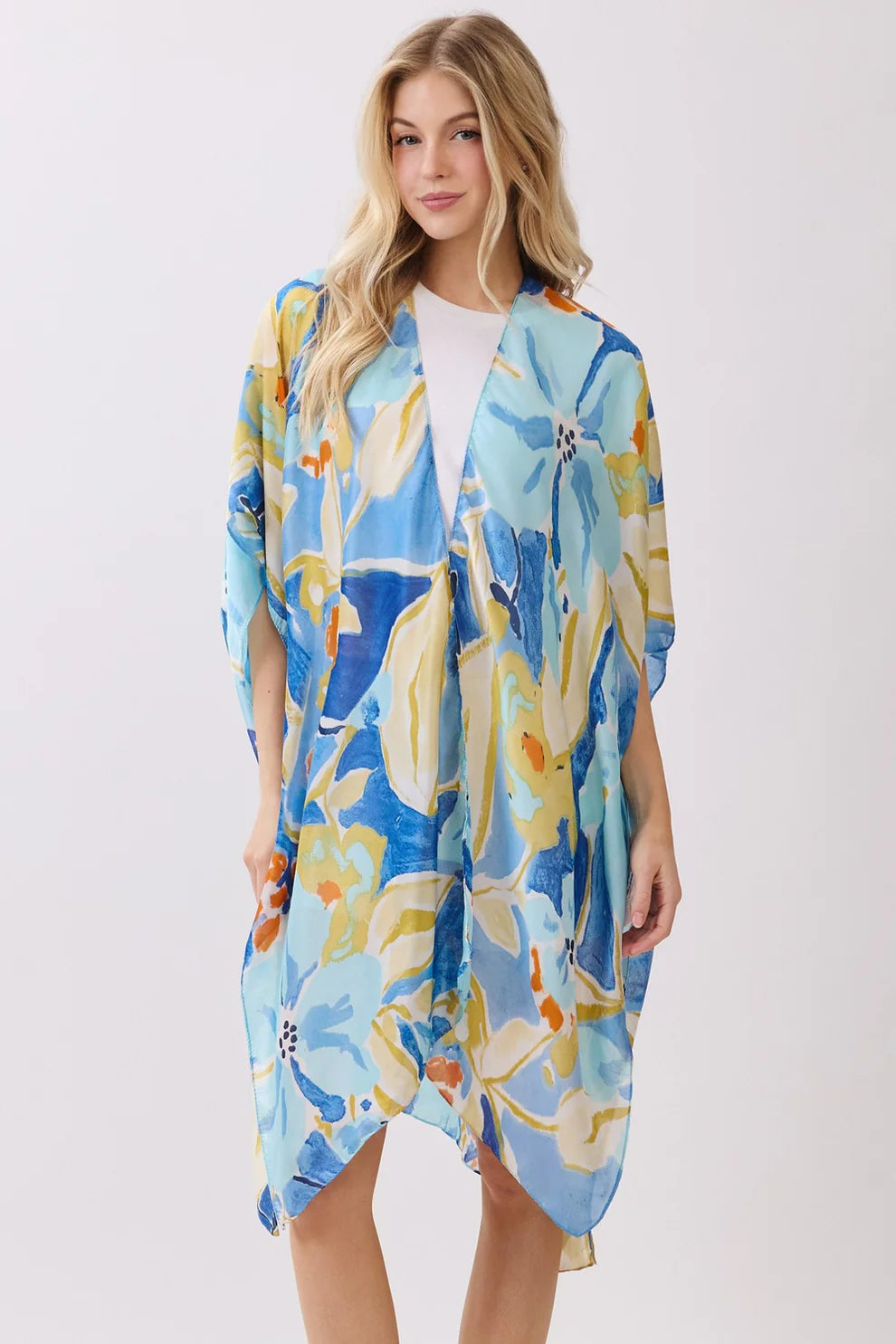 Tropical Floral Kimono