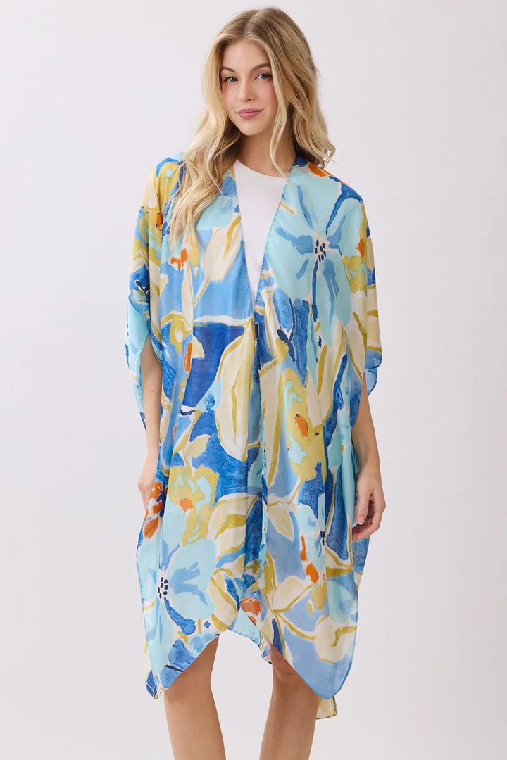 Tropical Floral Kimono