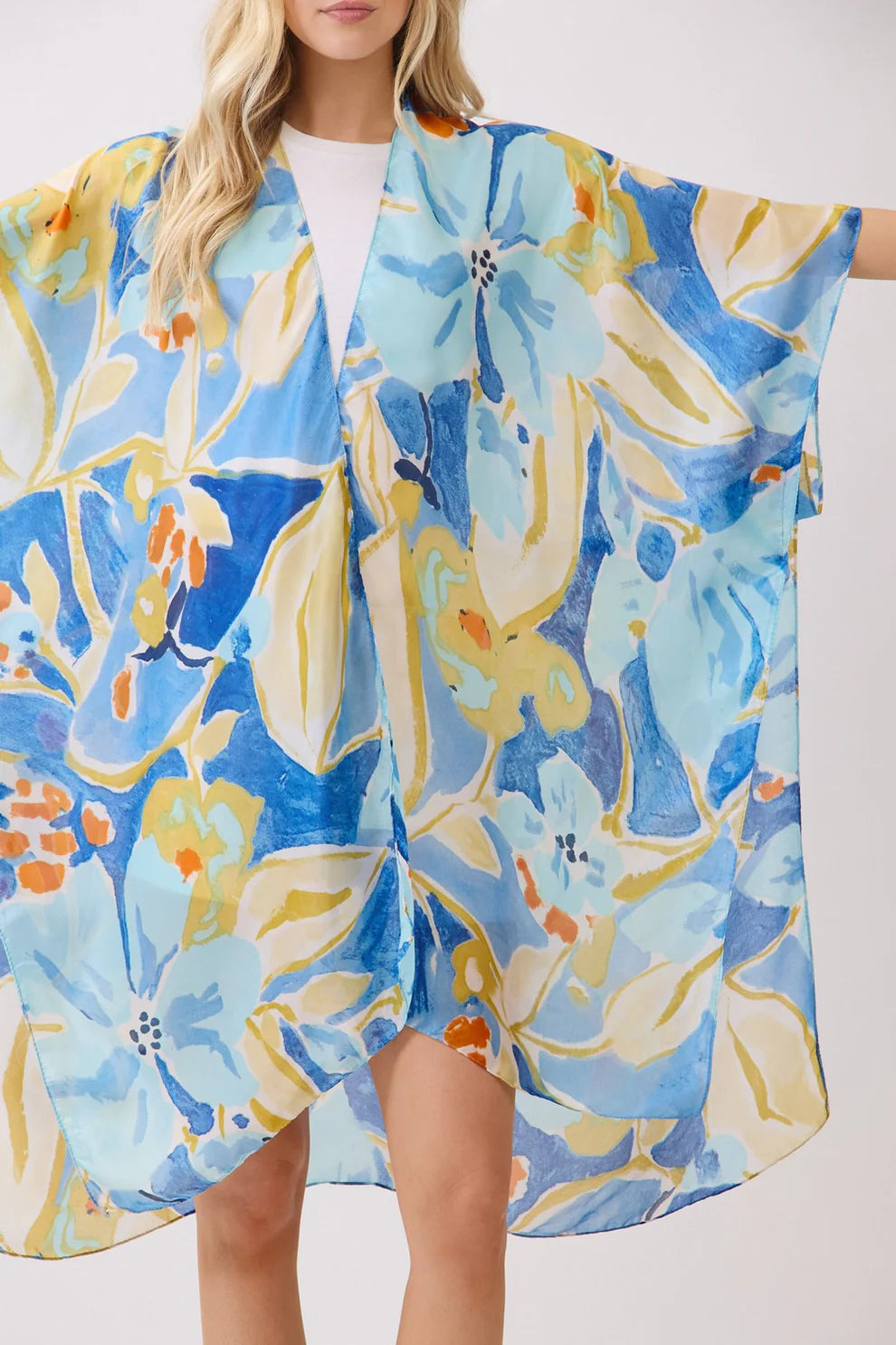 Tropical Floral Kimono
