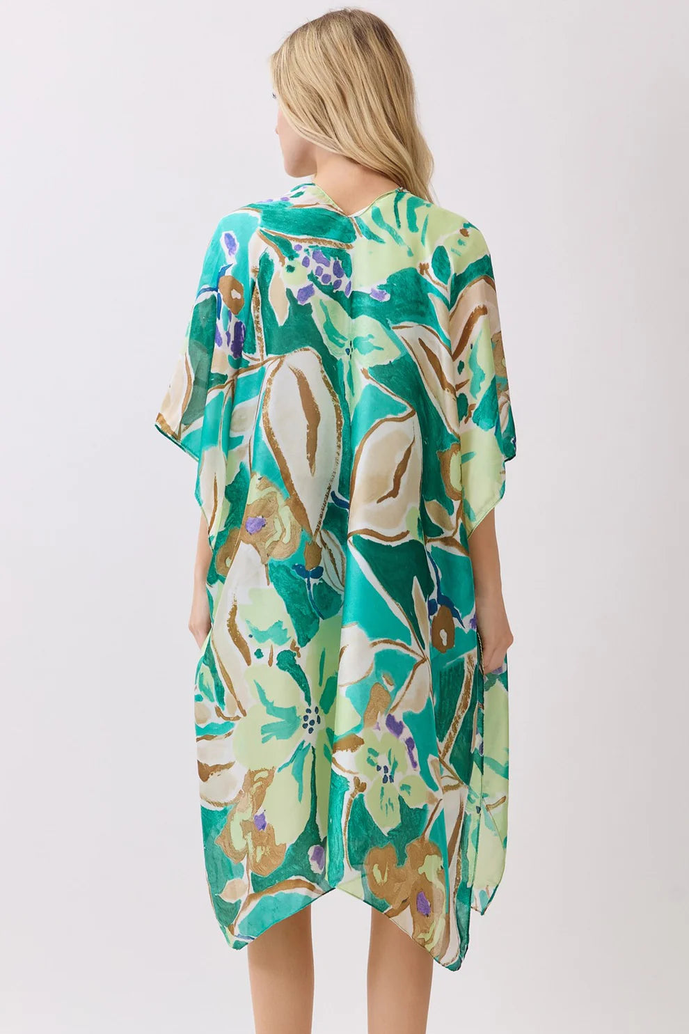 Tropical Floral Kimono