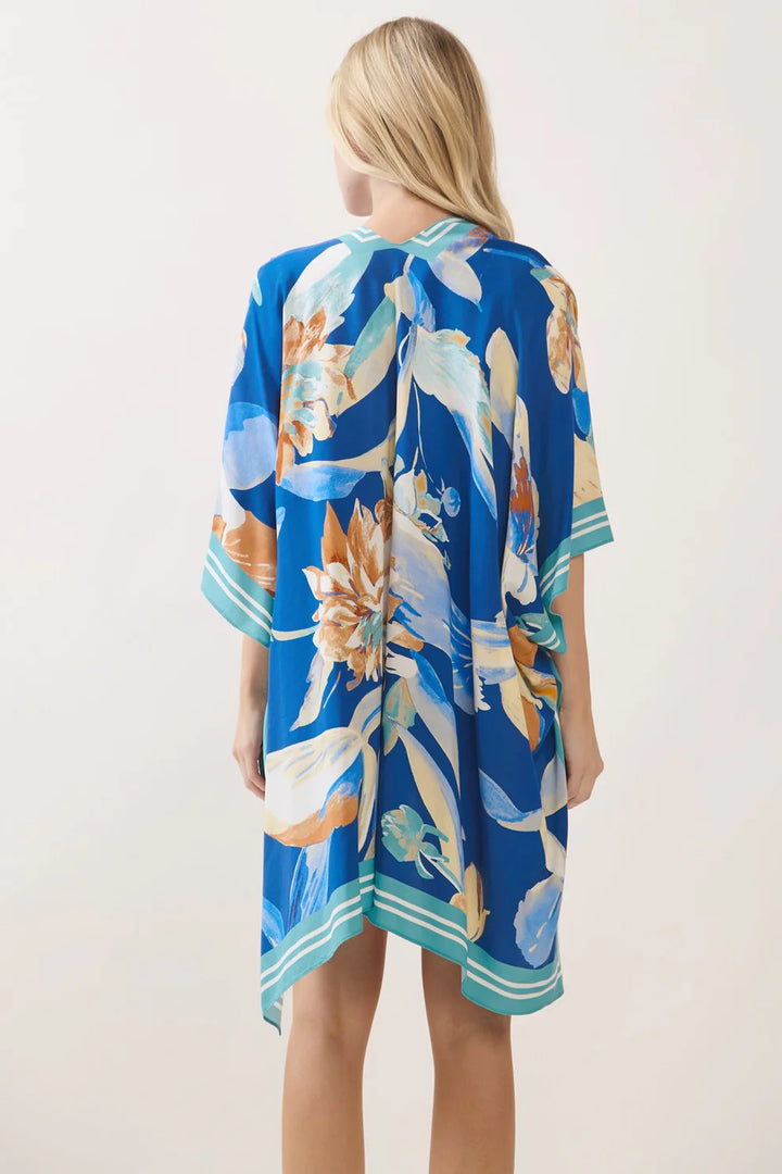 Floral Print Kimono Wrap