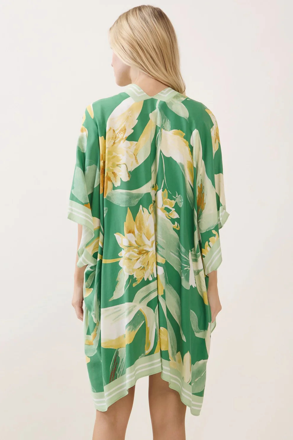 Floral Print Kimono Wrap