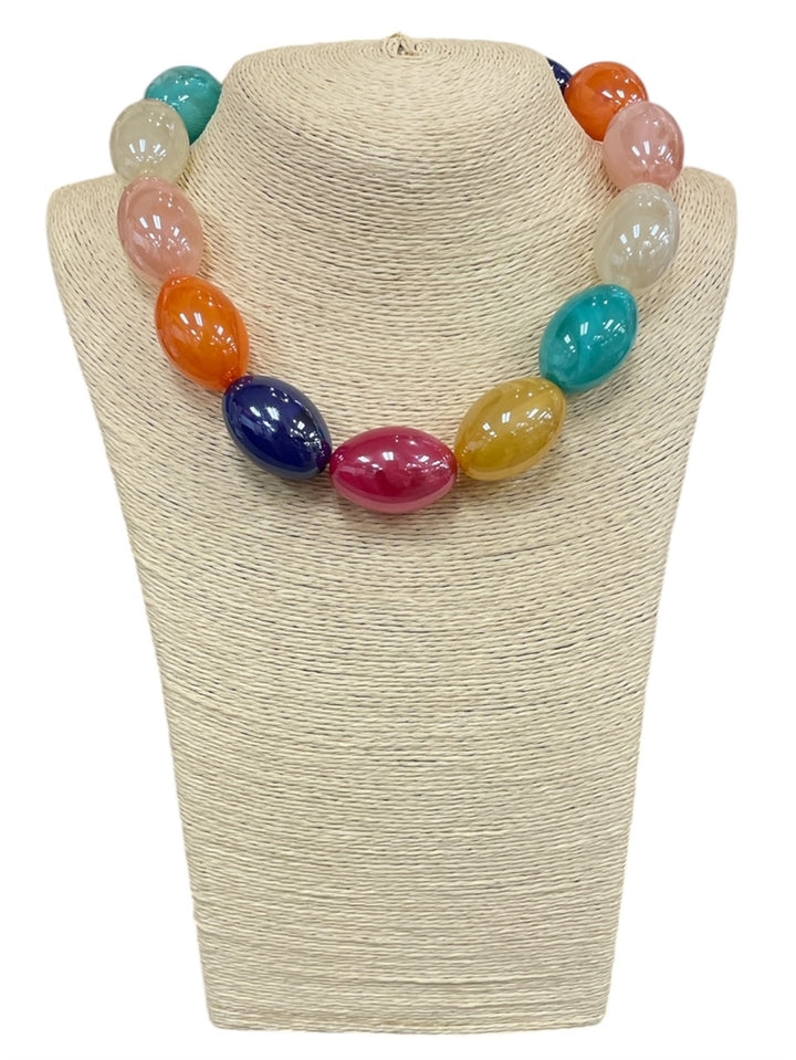 ACRYLIC CHUNKY NECKLACE