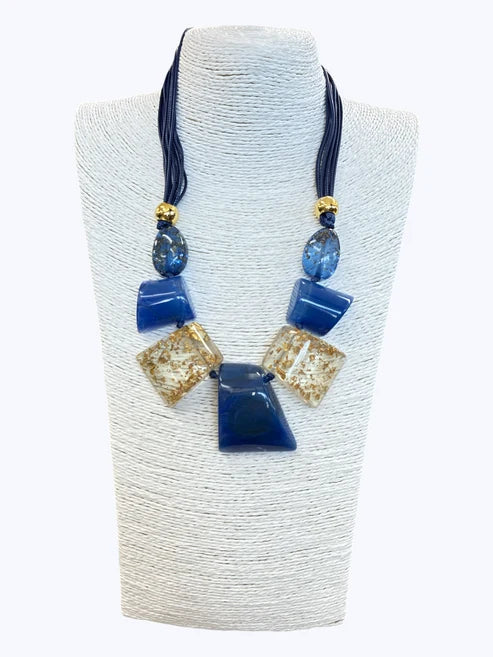 Neon Acrylic Cord Necklace