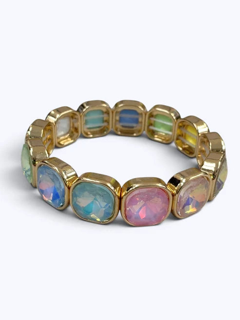 Opal Inspired Crystal Bracelet