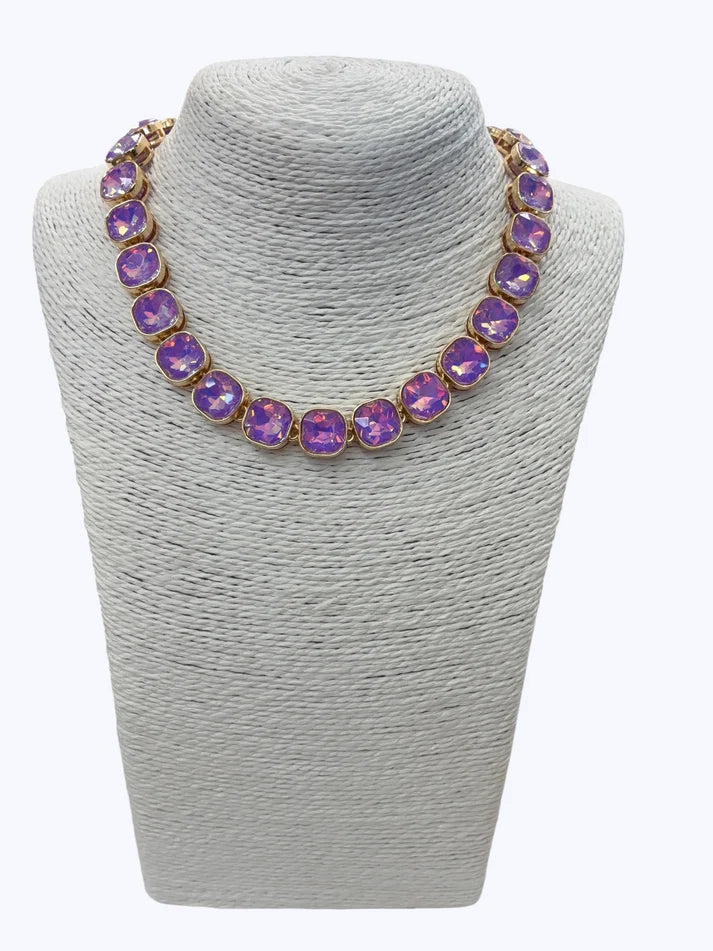 Opal Stone Link Necklace