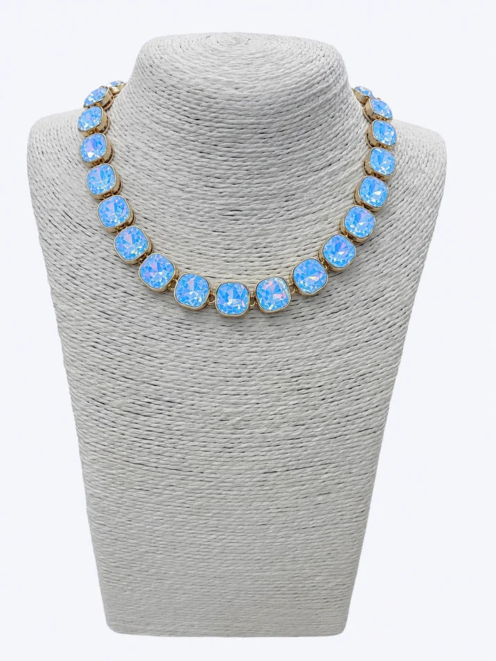 Opal Stone Link Necklace