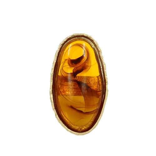 Oval Resin Statement Ring
