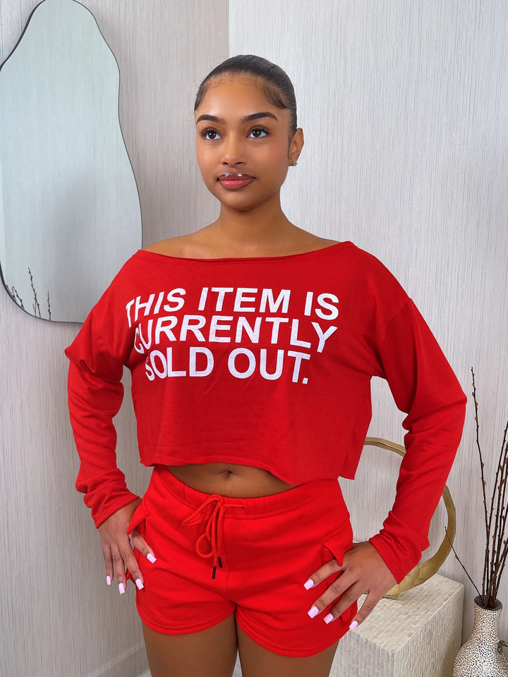 "Sold Out" LS Top