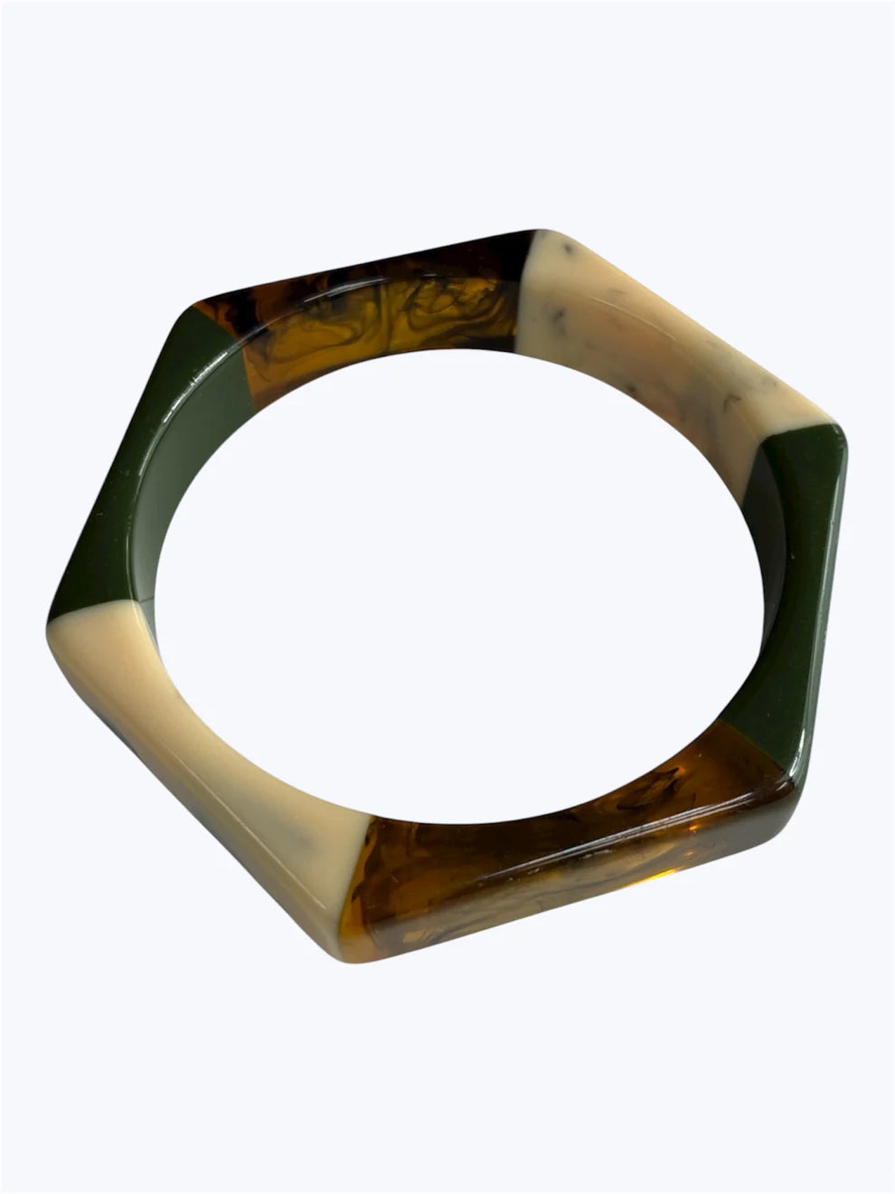 Hexagon Colorblock Bracelet