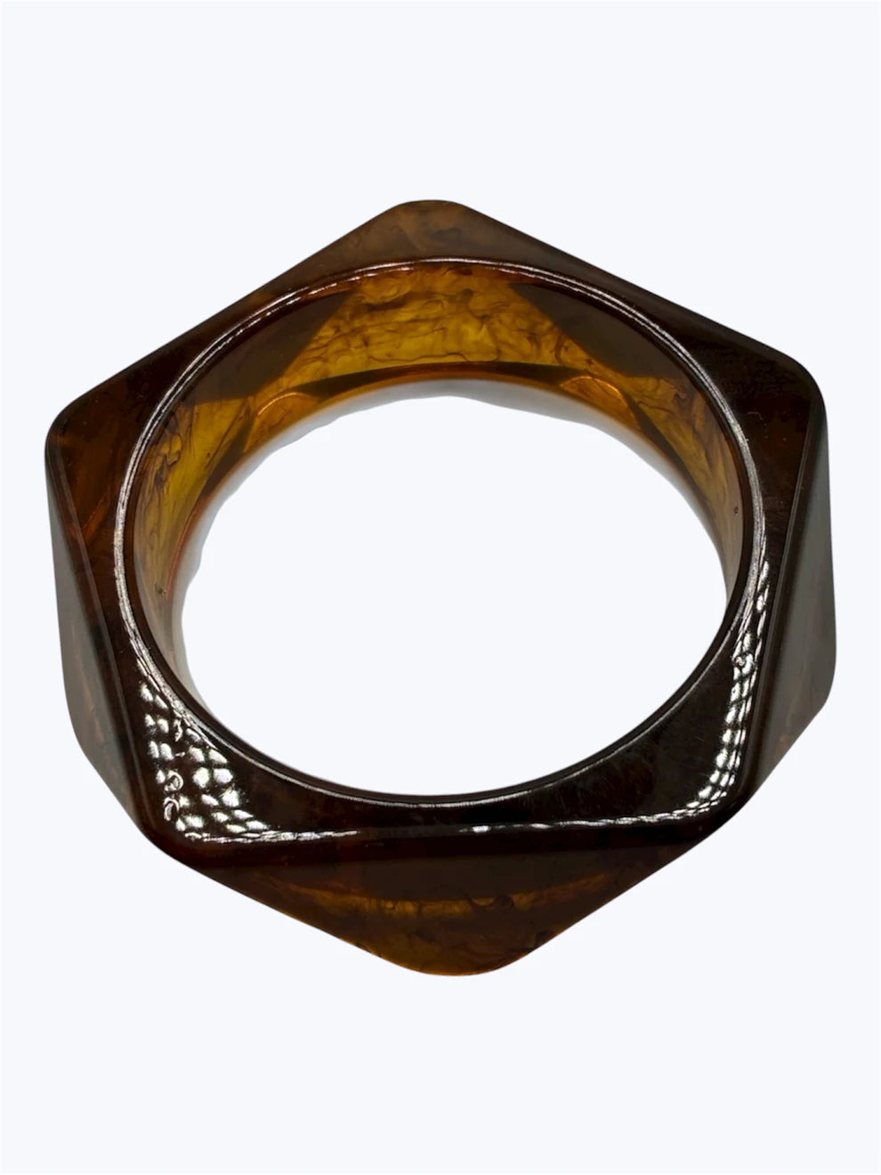 Sculpted Angular Bracelet