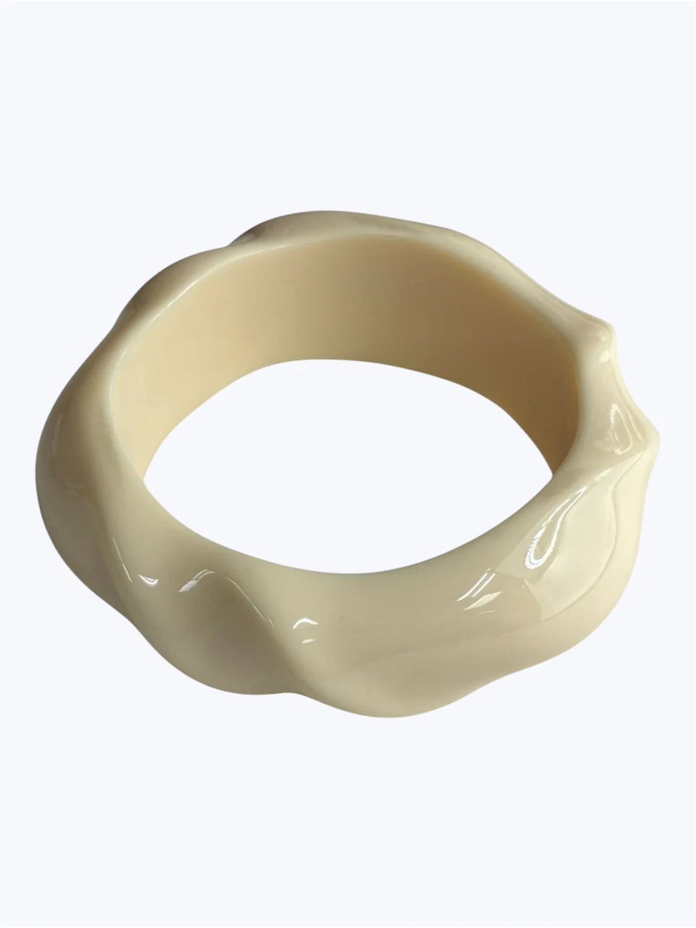 Organic Wave Acrylic Bracelet