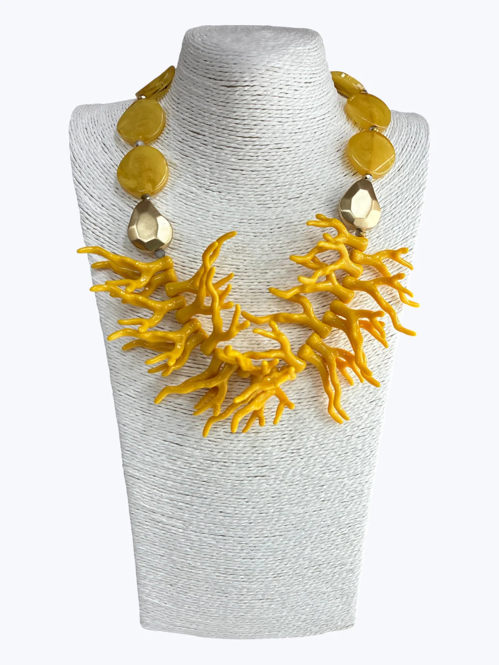 Coral & Marble Necklace