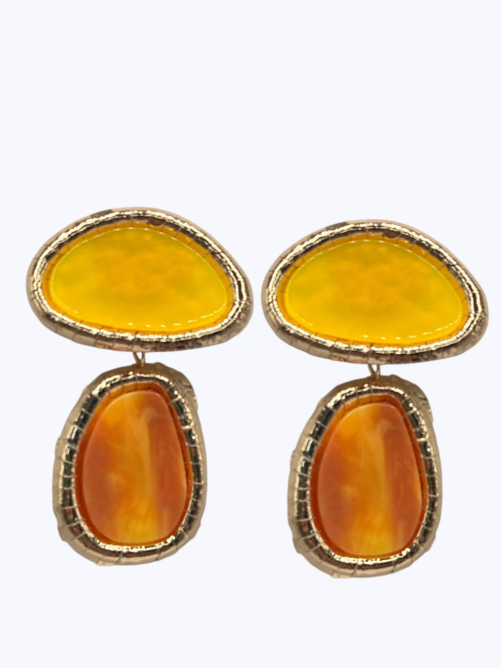 Organic Shape Acrylic Earrings