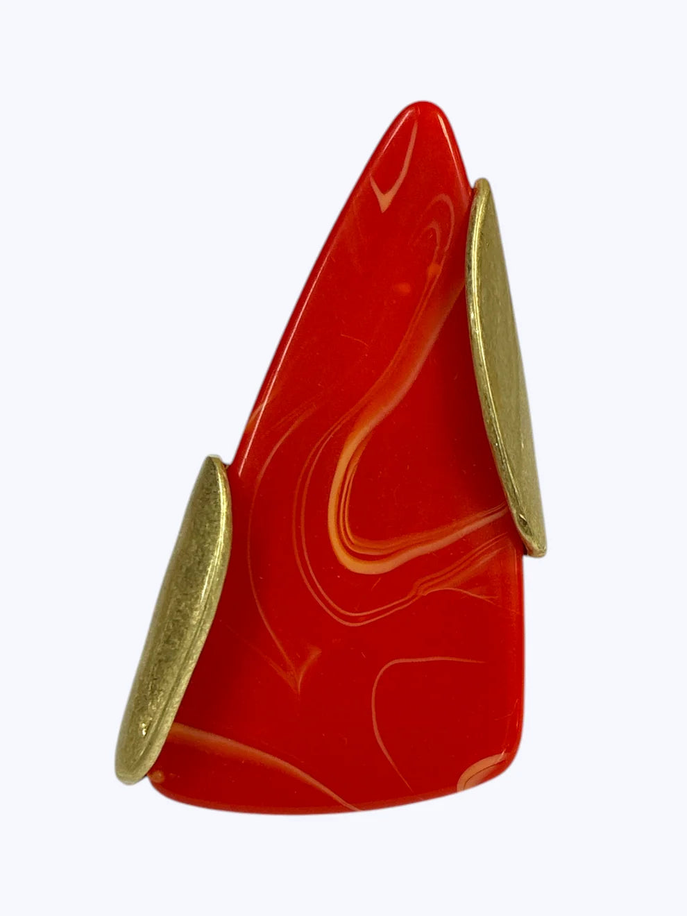 Abstract Resin Statement Ring