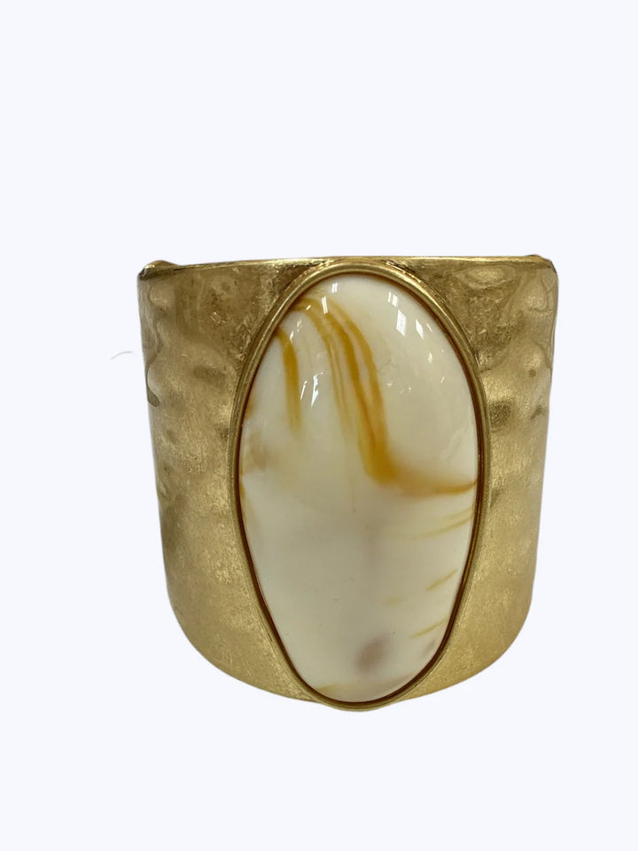 Marbled Acrylic Cuff Bracelet